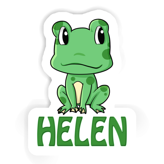 Frog Sticker Helen Laptop Image