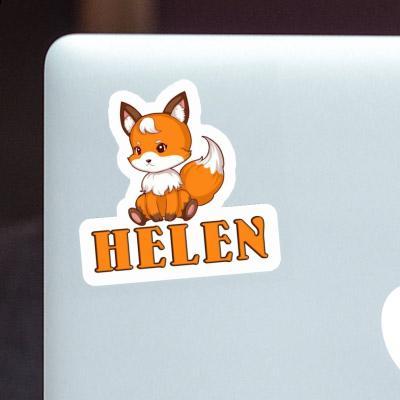 Helen Sticker Sitting Fox Gift package Image