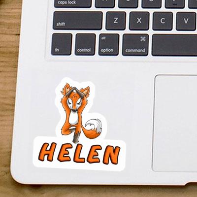 Helen Sticker Yogi Laptop Image