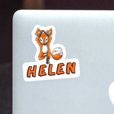 Helen Sticker Yogi Laptop Image