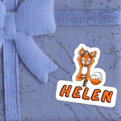 Sticker Yoga Fuchs Helen Image