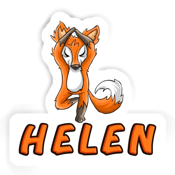 Helen Sticker Yogi Image