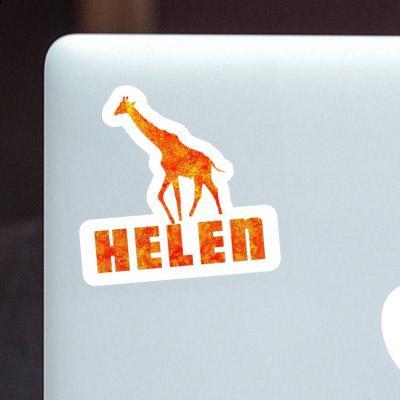 Girafe Autocollant Helen Image