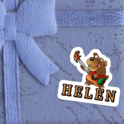 Guitar Dog Sticker Helen Gift package Image