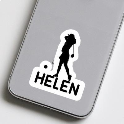 Golfer Sticker Helen Gift package Image