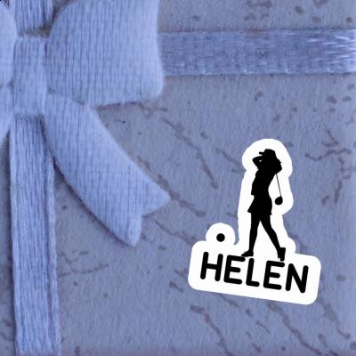 Autocollant Golfeuse Helen Image