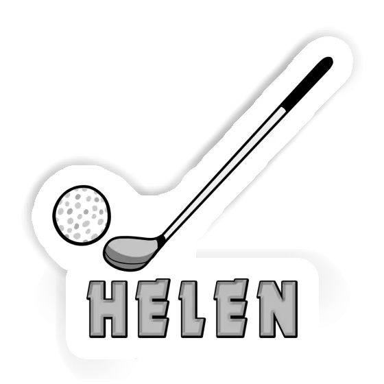 Sticker Helen Golf Club Notebook Image