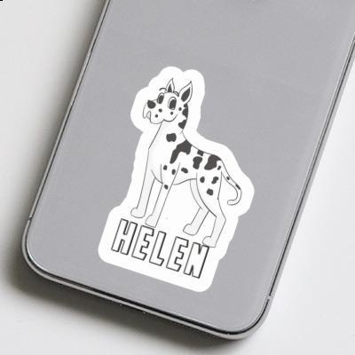 Helen Sticker Great Dane Laptop Image