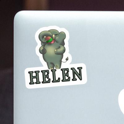 Sticker Helen Elephant Laptop Image