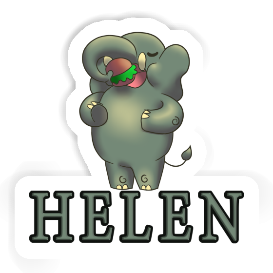 Sticker Helen Elephant Notebook Image