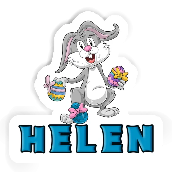 Sticker Helen Easter Bunny Laptop Image