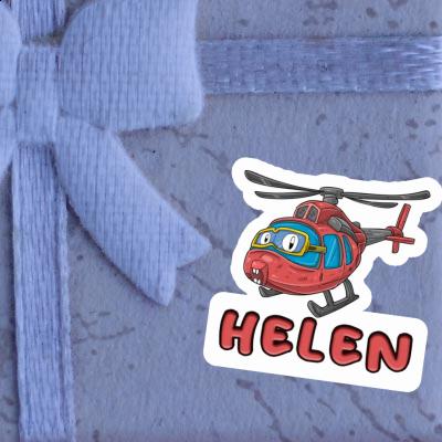 Sticker Helen Helicopter Notebook Image