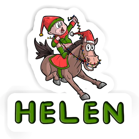 Cheval de Noël Autocollant Helen Gift package Image