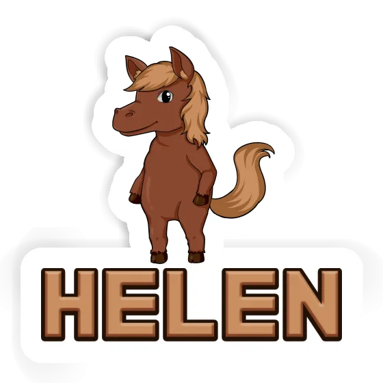 Sticker Helen Horse Notebook Image