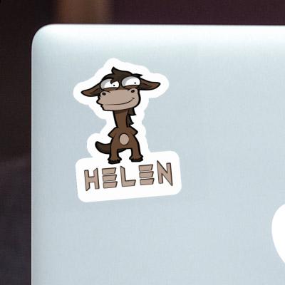 Sticker Helen Standing Horse Image