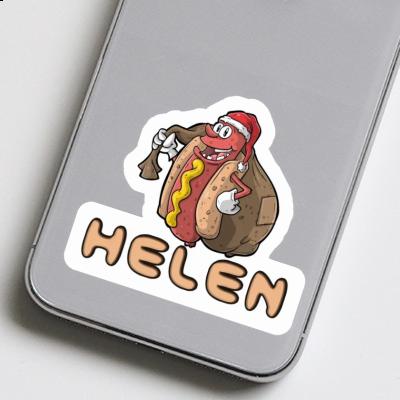 Sticker Helen Hot Dog Laptop Image