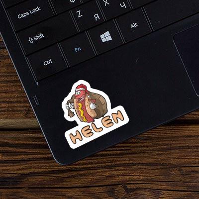 Sticker Helen Hot Dog Image