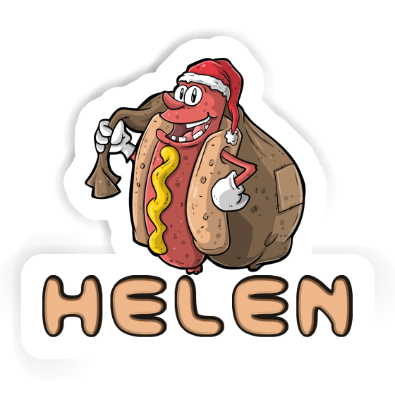 Helen Autocollant Hot-Dog Notebook Image