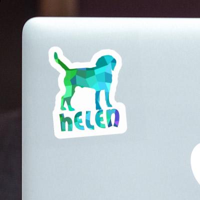 Helen Autocollant Chien Laptop Image