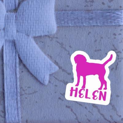 Autocollant Chien Helen Gift package Image