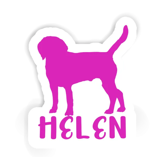 Autocollant Chien Helen Notebook Image