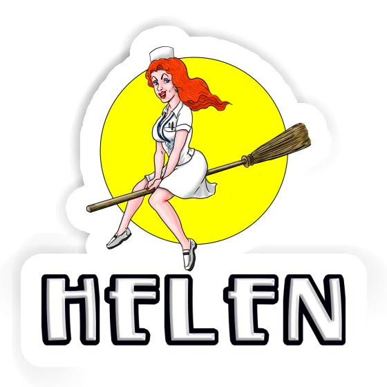 Helen Autocollant Infirmière Notebook Image