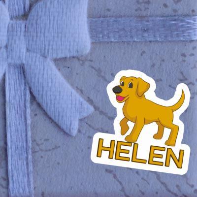 Labrador Sticker Helen Laptop Image