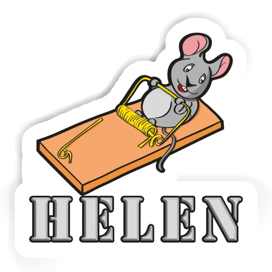 Helen Sticker Fitness Mouse Notebook Image