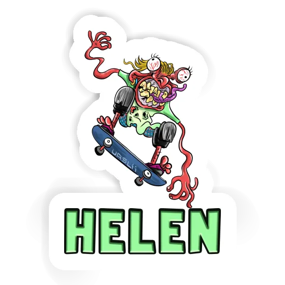 Autocollant Helen Skateur Gift package Image