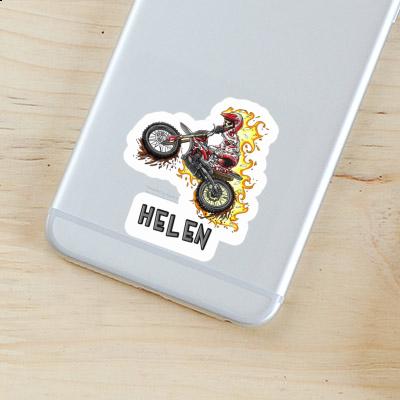 Sticker Helen Motocross Rider Image