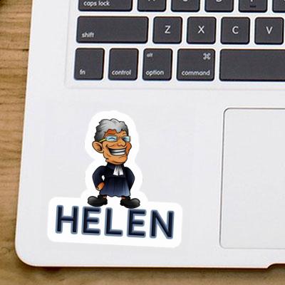 Sticker Helen Vicar Laptop Image