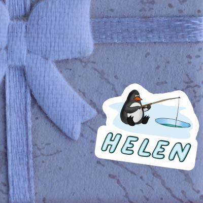 Helen Autocollant Pingouin pêcheur Image