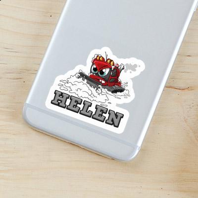 Sticker Snow groomer Helen Gift package Image