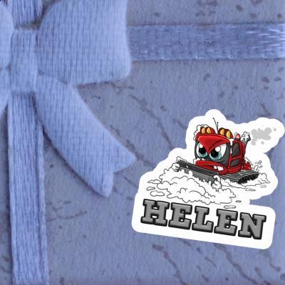 Sticker Snow groomer Helen Gift package Image