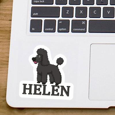 Helen Autocollant Caniche Image