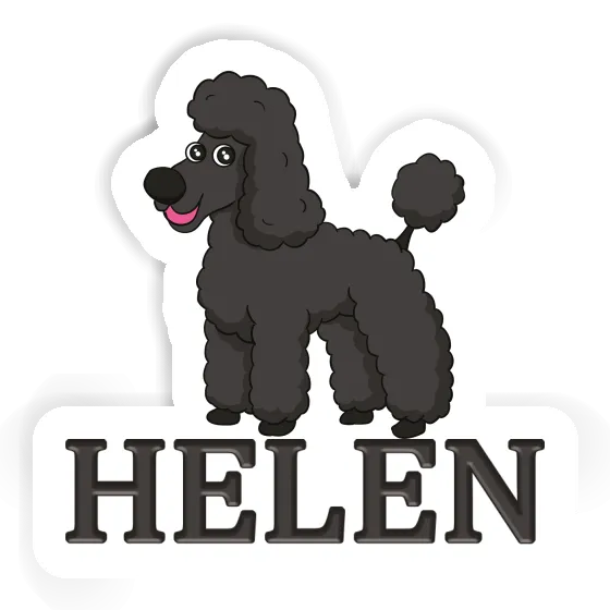 Pudel Sticker Helen Image