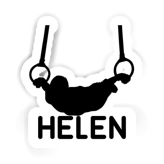 Helen Sticker Ring gymnast Laptop Image