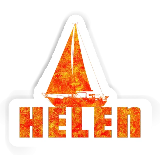 Sticker Helen Segelboot Gift package Image