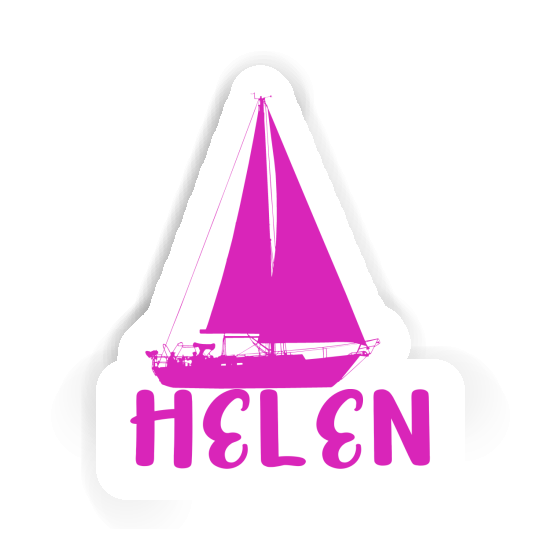 Segelboot Sticker Helen Laptop Image