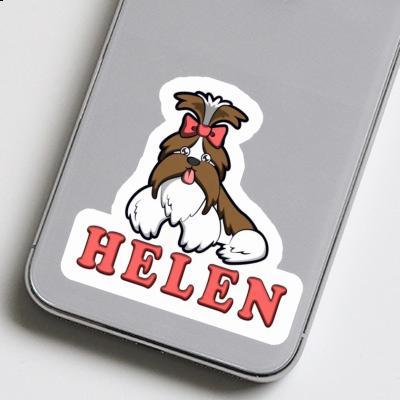 Sticker Helen Shih Tzu Laptop Image