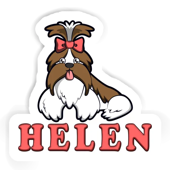 Sticker Helen Shih Tzu Notebook Image