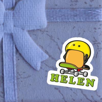 Helen Sticker Skateboard Egg Laptop Image