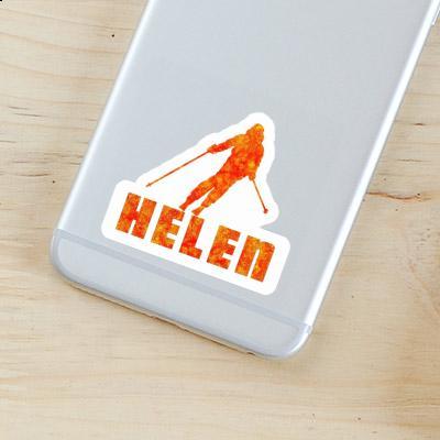 Sticker Helen Skifahrerin Image