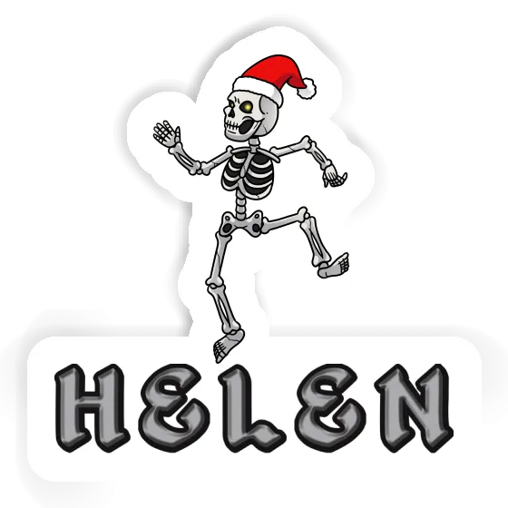 Weihnachts-Skelett Sticker Helen Gift package Image