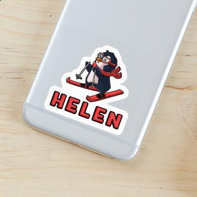 Skier Sticker Helen Image