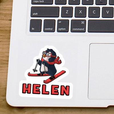 Sticker Helen Skifahrerin Gift package Image