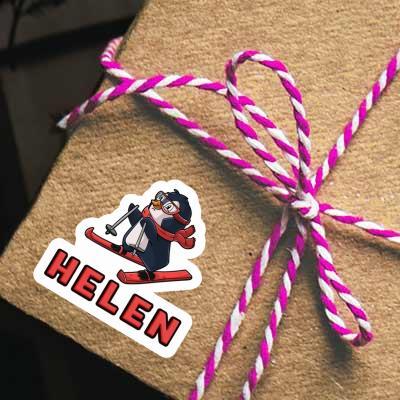 Skifahrerin Aufkleber Helen Gift package Image