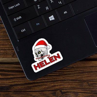 Christmas Skull Sticker Helen Image