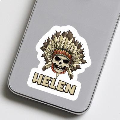 Helen Sticker Skull Image