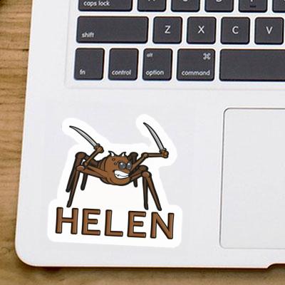 Fighting Spider Sticker Helen Notebook Image